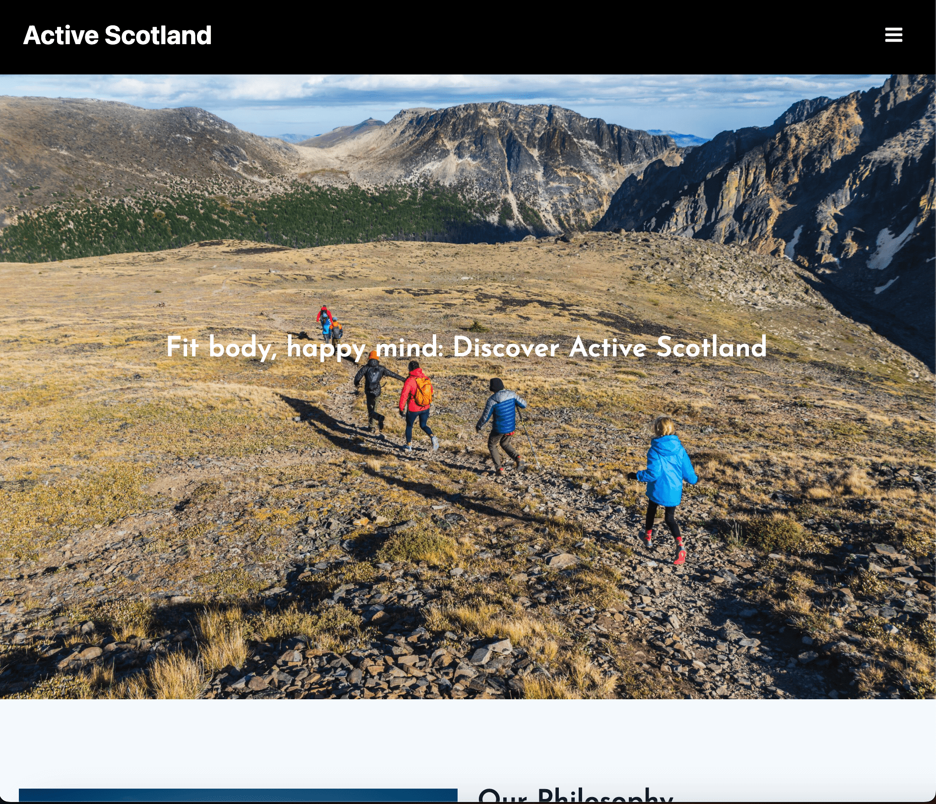 Active Scotland Website Project